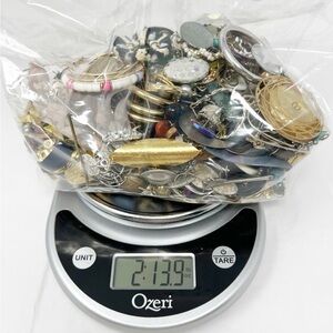Over 2.5 Lbs Lot of Single Earrings Jewelry Scrap Junk Craft Harvest Repurpose